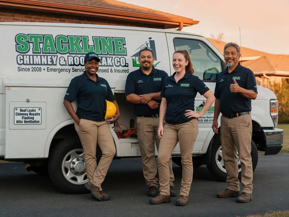 Chimney flashing repair company in Alvord, TX